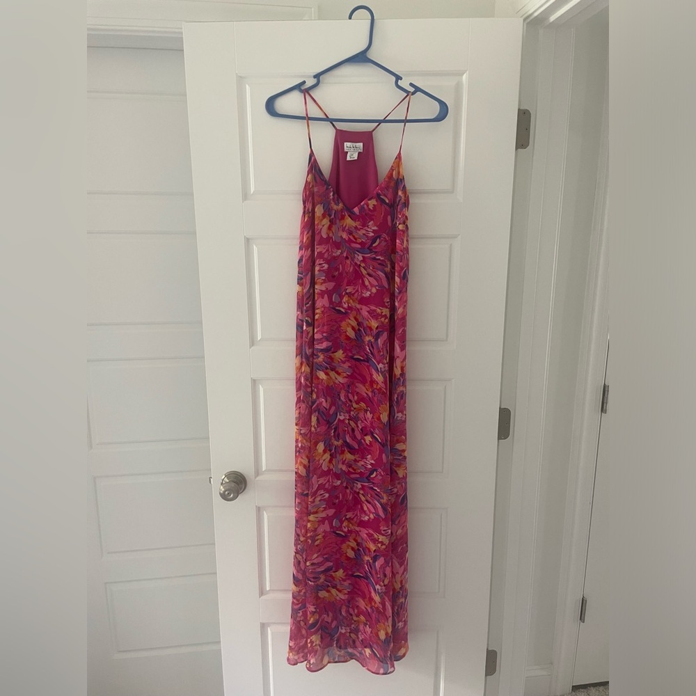 Nicole Miller New York Summer Multi-Color Maxi Dress - Picture 1 of 4
